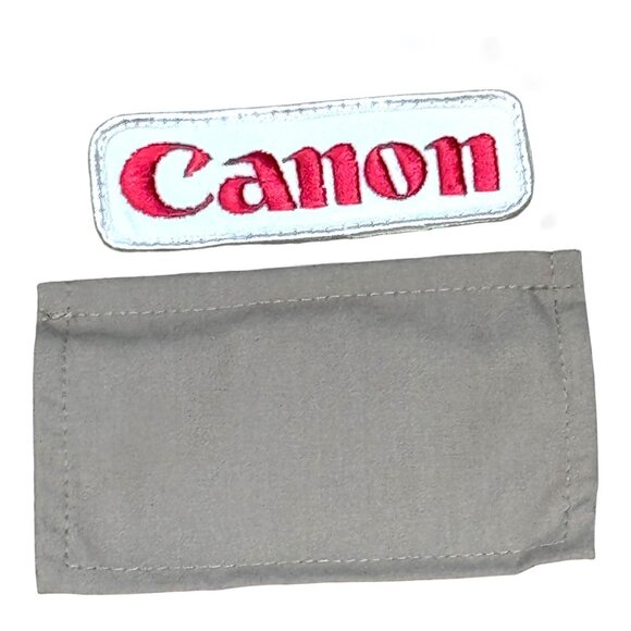 Canon Vintage Camera Employee Multi Pockets USA Made Photographers Vest Cargo - Picture 2 of 5